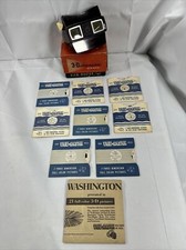 Sawyer  s Bakelite Model E View-Master Viewer, WITH BOX  SLIDES 5s4