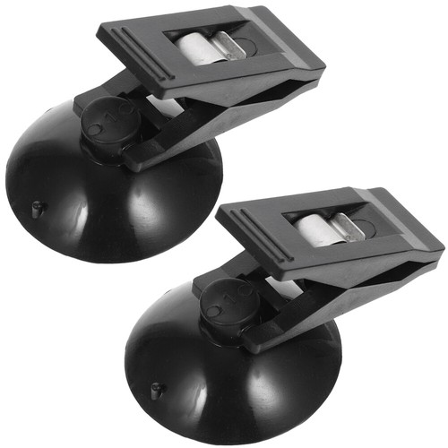 4 Pcs Card Holder Clamps with Suction Cups Plastic Clips - Zdjęcie 3 z 12