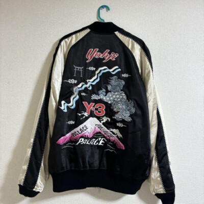 ジャケット・アウター JULIUS Reversible Sukajan Jacket PALACE Y-3 REVERSIBLE SOUVENIR JACKET BLACK CHAMPA ADIDAS