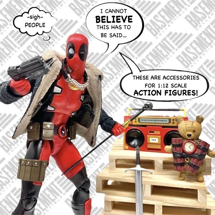 Mezco One:12 Deathstroke - Guanteletes blindados DC Comics forraje escala 1:12 Foto 2 de 2