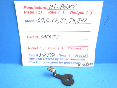 HI-POINT C9-C-CF-JC-JH-JHP     (SAFETY) ( J-2772 )