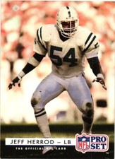 1992 PRO SET JEFF HERROD #194 CARD $0.99 VALUE BOX