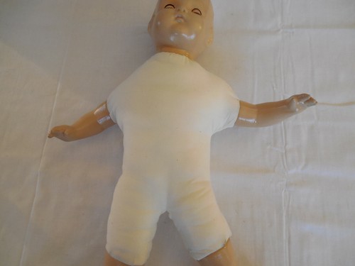 Lovely vintage composition baby doll 21" restored - Picture 10 of 12