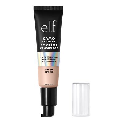 e.l.f. Camo CC Cream 1.05oz SPF 30 Full Coverage Natural Finish Vegan Cruelty...