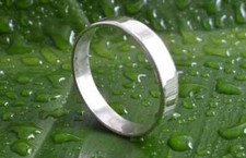 4 mm Ring Solid 925 Sterling Silver Band Statement Ring Handmade Ring All size