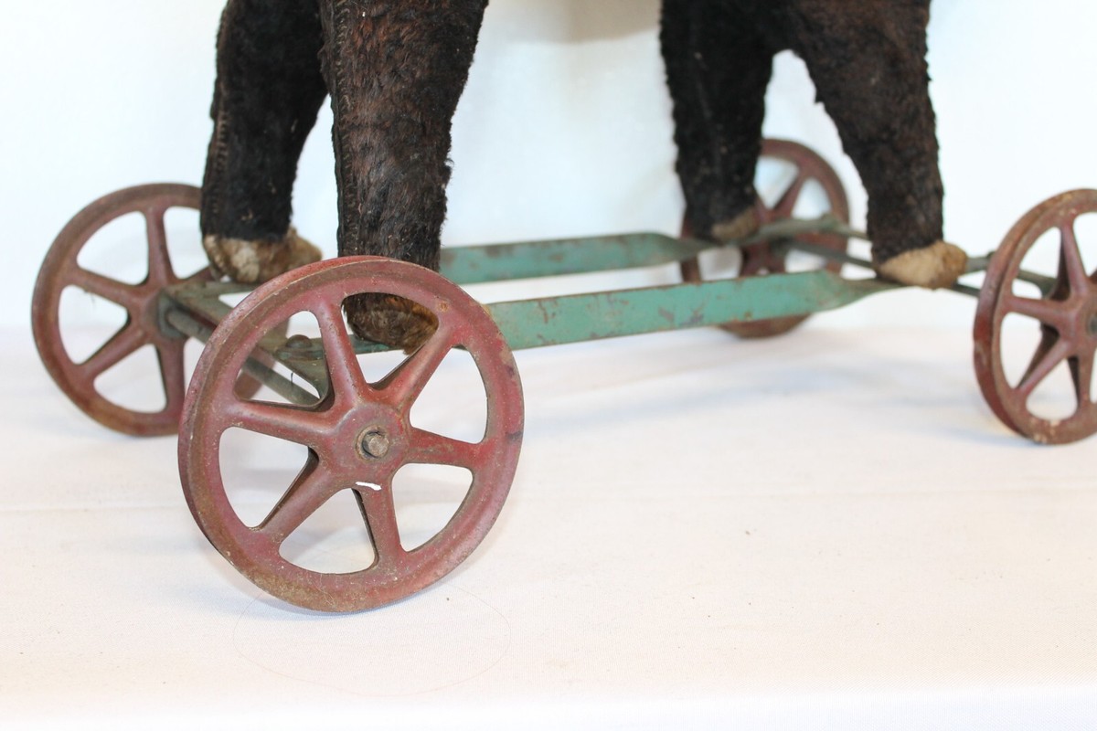 Antique Felt Pull Horse On Wheels (1900-1930) Steiff Toys | eBay