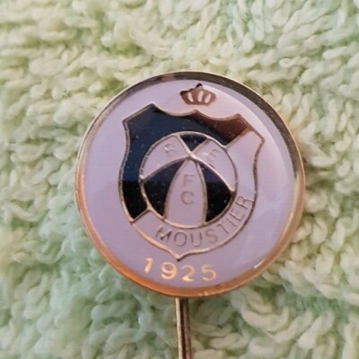 Fußball Anstecknadel Abzeichen R. Excelsior FC Moustier 1925 Frankreich