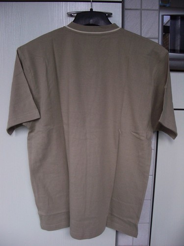 HAWKSHEAD HERREN BAUMWOLLE V-AUSSCHNITT T-SHIRT KURZARM TAUPE KLEIN BRANDNEU MIT ETIKETT & £12,00 - Bild 6 von 9