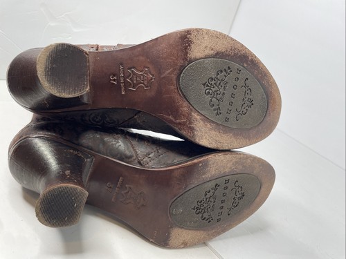 Neosens Rococo 795 Brown Leather Ankle Boots Size 37 Us 5.5 Good Condition - Picture 6 of 6