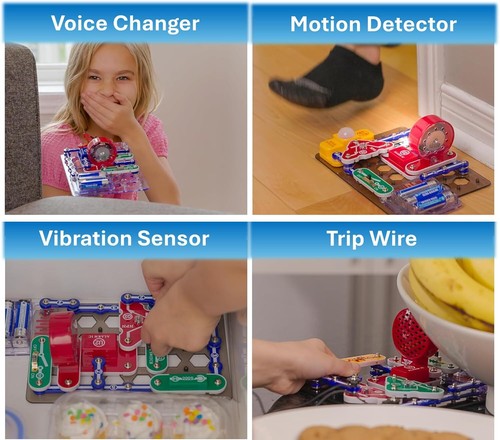 Kit Espía Circuitos Snap 25+ Actividades STEM Juguete Educativo para Niños 7+ Nuevo Regalo - Imagen 4 de 10