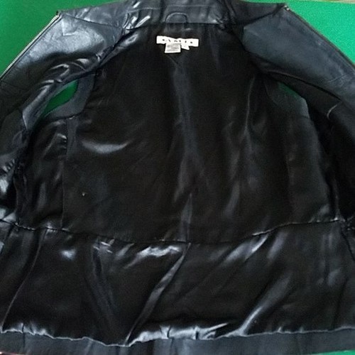 AMI Black Leather Vest S - Picture 4 of 5