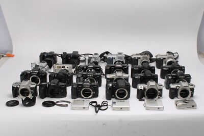 Minolta Cameras Maxxum 3xi 700 Dimage X9 (Lot of 28) AS IS For Parts 