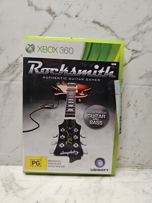 Rocksmith Authentic Guitar Game Xbox 360 PAL