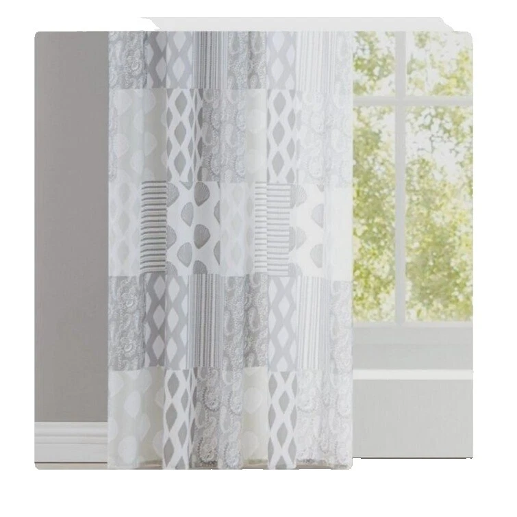 Cortinas de Ventana Patchwork Poliéster