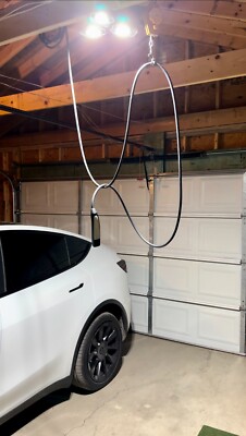 Overhead Retracting Charging Cable Kit for Tesla