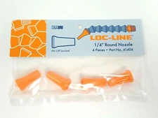 LOC LINE #41404 1/4" ROUND NOZZLE 4PC PACK - NEW