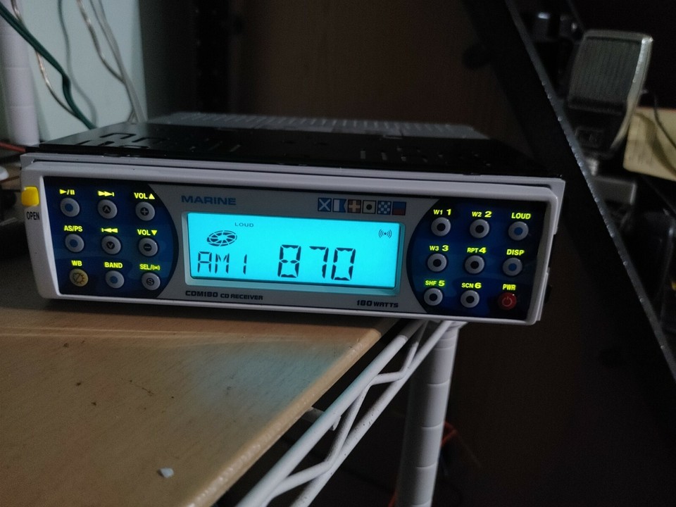 High End Dual Audio CDM180 Marine Radio Car Boat Stereo NOAA Weather