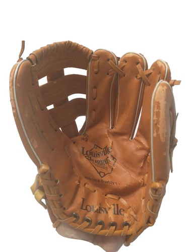 Louisville Slugger Baseball Glove GMG115S Players Series 10" Leather RHT GUC - Picture 5 of 12