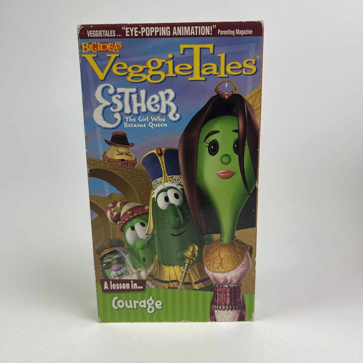 VeggieTales Esther The Girl Who Became Queen VHS 2000 Lesson