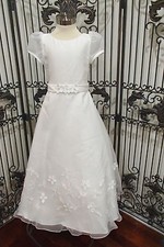 G1279 TIFFANY BY HOUSE OF WU 3417 IVORY SZ 6 149 PARTY FLOWER GIRL DRESS