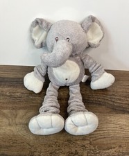 Spark Create Imagine Gray Elephant 10" Plush Rattle Squeak Crinkle