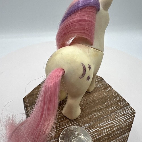 Vintage G1 My Little Pony Baby Moondancer Unicorn Hasbro MLP Rare HTF - Picture 6 of 8