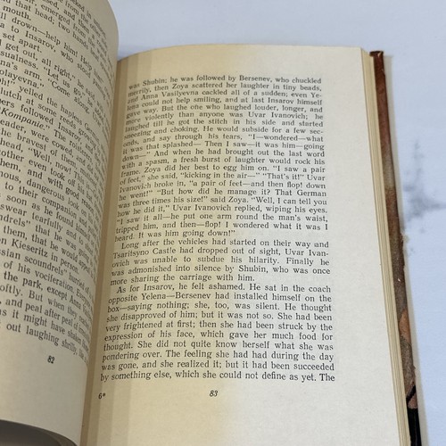 On The Eve By Ivan Turgenev Foreign Languages Publishing House Moscow HC DJ - Foto 21 di 24