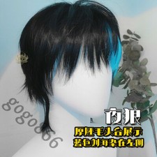 Japanese Harajuku Fashion Fringe Mix Short Hair Boys Men Daily Cosplay Full Wig