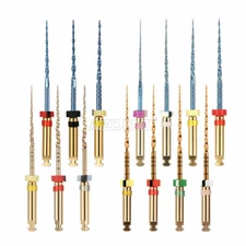 AZDENT Dental Engine Use Gold/NiTi Super Rotary Files 25MM For Endo Root Canal