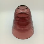 Pyrex Amethyst Purple Ribbed Mixing Bowls 3-5-10 Cup Set of 3