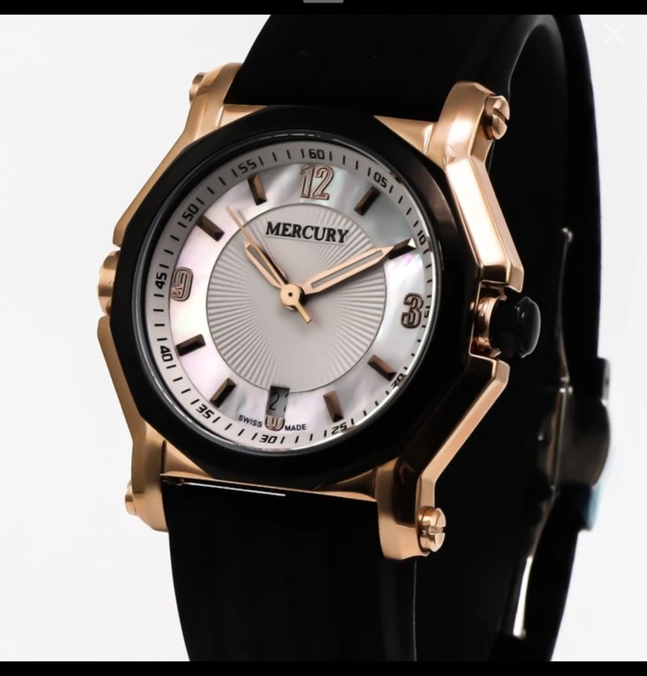 Mercury • Reloj Suizo • PVD Oro Acero Inoxidable • 37mm • Cuarzo • 3ATM • ME1080 Foto 3 de 4