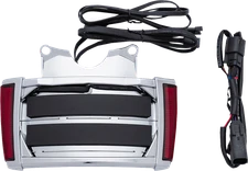 CIRO LED Lighted License Plate Frame Chrome/Red #40300