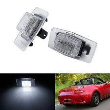 2x Canbus LED Kennzeichen Beleuchtung für 1998-05 Mazda MX-5 Miata Roadster NB