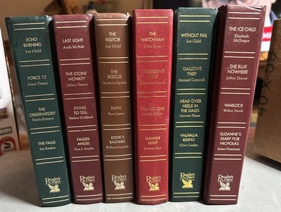 Readers Digest Condensed Hardback Books X 6 Lee Child Bernard Cornwell Etc