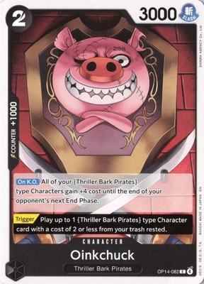 Oinkchuck C The Azure Sea's Seven Release Event Cards OP14-082 NM