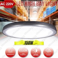 LED High Bay Light 150W Watt UFO Factory Workshop Warehouse Industrial Lights