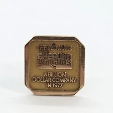 1977 Sherwin Williams I helped Billion Dollar Company Pin 10k 1/20 Gold Filled