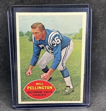 1960 Topps - Bill Pellington #8 (RC) Baltimore Colts