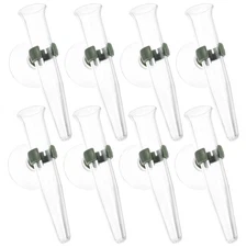 8 Pcs Floral Tubes with Suction Cup Fresh Flower Water Nutrition Shop