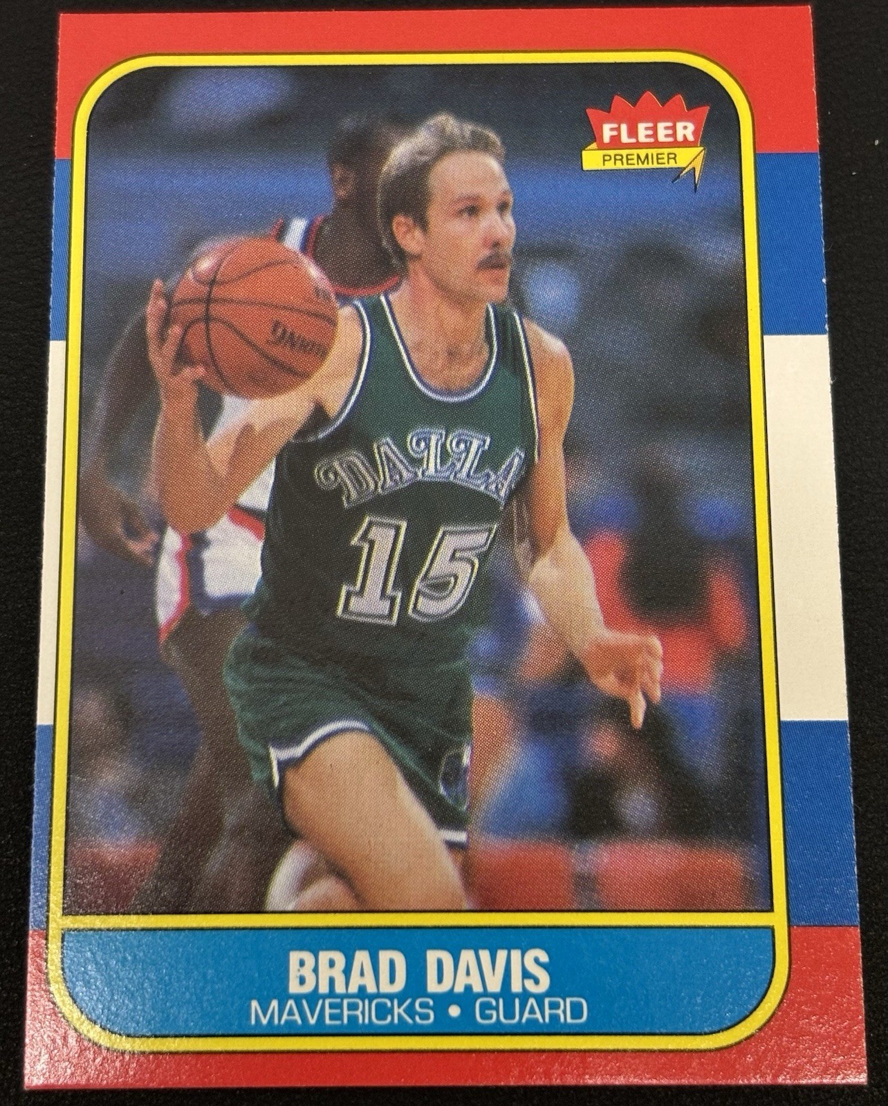 1986 Fleer Brad Davis #22 Mavericks