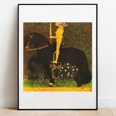 Art print Gustav Klimt The Golden Knight giclee poster gallery wall Art decor