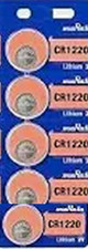 Fifty 50 Murata formerly Sony CR1220 Lithium 3-Volt Battery Genuine Exp.2033