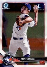 2018 Bowman #BCP110 Eric Pardinho Chrome Prospects NM