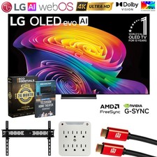 LG 77 Inch OLED evo AI C6H 4K Smart webOS TV (2026) w/ 26 Months Protection Kit