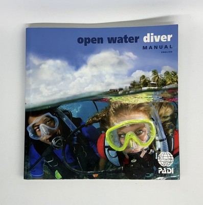 PADI Open Water Diver Manual English Good Condition 