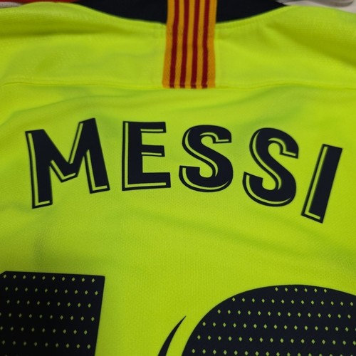 Camiseta de fútbol visitante Nike Barcelona 2019 Lionel Messi hombre L Copa Mundial Argentina - Imagen 7 de 8