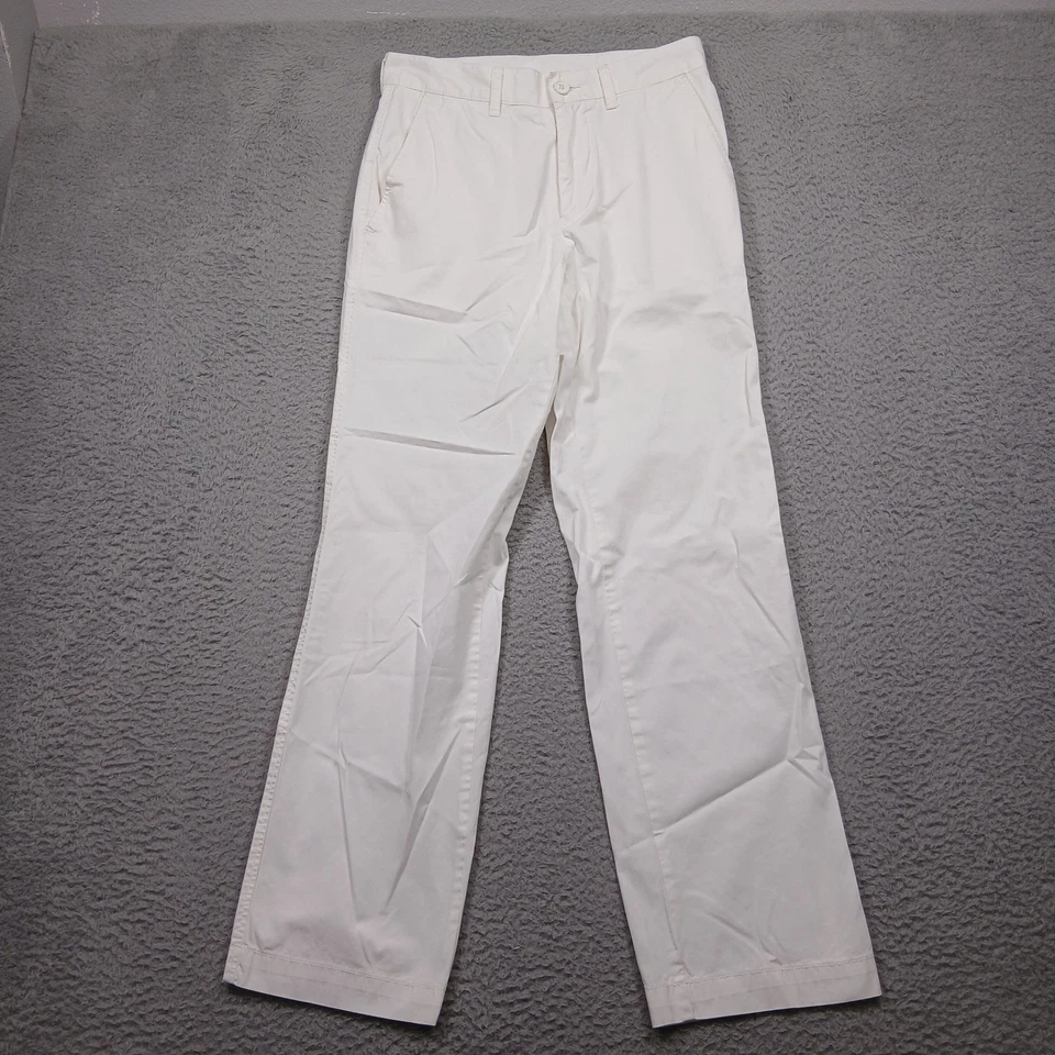 Pantalones chinos blancos Lacoste para hombre 30 pantalones informales de algodón calce clásico Foto 2 de 4