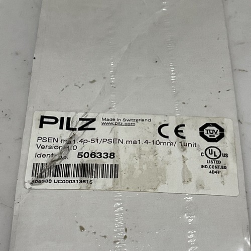 PILZ 506338 SAFETY SWITCH PSEN MA 1.4P-51/PSEN MA1.4-10MM VERSION 1.0 RM6 - Picture 10 of 12