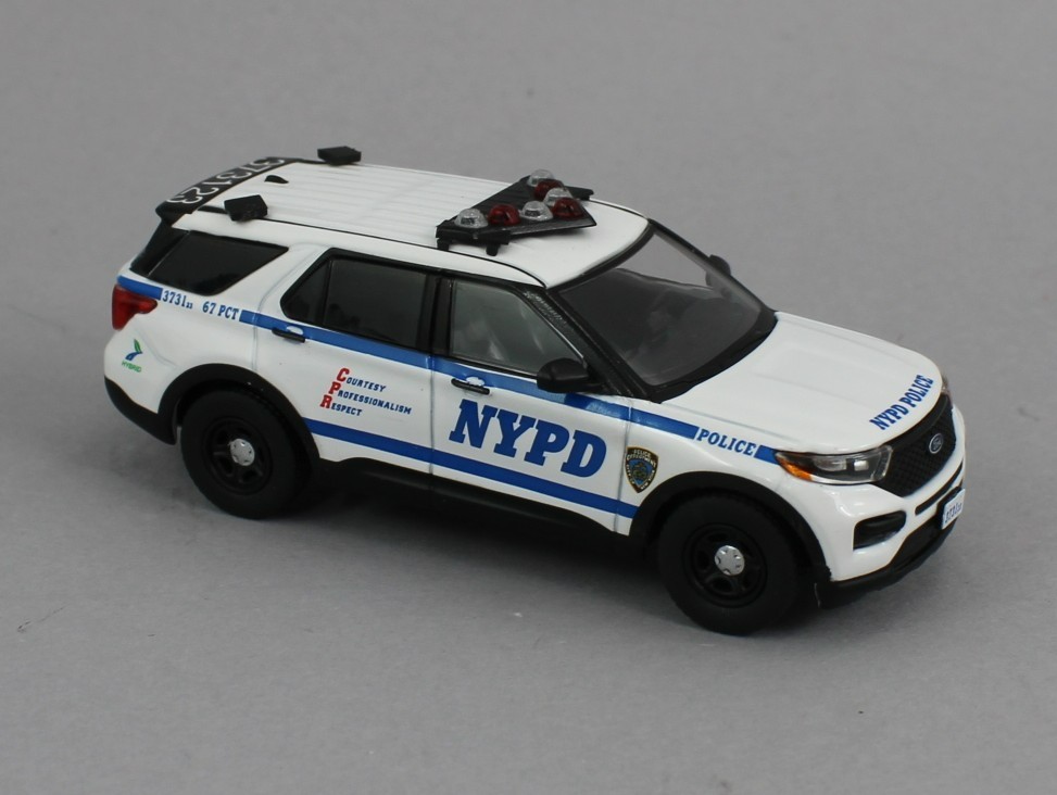 1:64 *596 DIECAST* NYPD Ford Police Interceptor Utility SUV POLICE