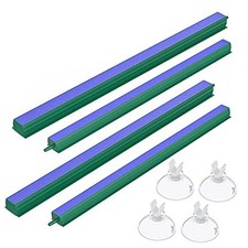 Aquarium Air Stone Bar Bubbler Fish Tank Bubbler Stone with 4 Suction 12 Inch